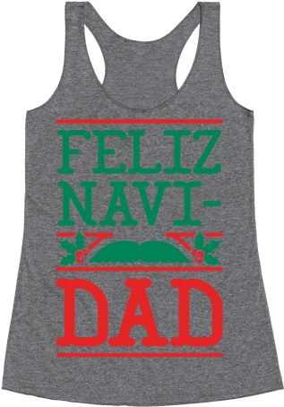 Feliz Navidad Racerback Tank Top - I D Rather Be Sleeping Shirt (484x484), Png Download
