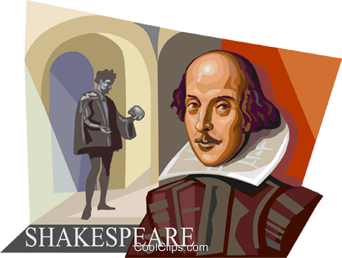 William Shakespeare Royalty Free Vector Clip Art Illustration - Illustration (480x362), Png Download