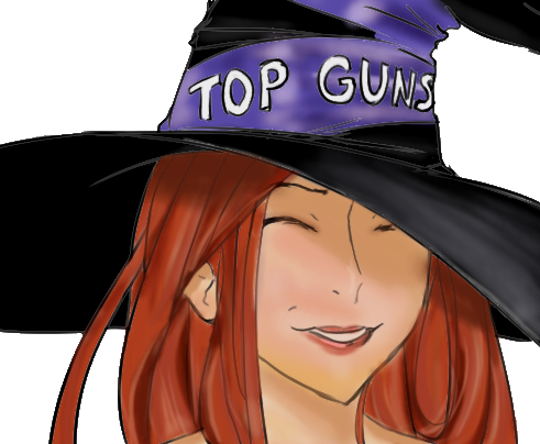 Top Guhs Human Hair Color Cartoon Headgear Anime Black - Hair (491x404), Png Download