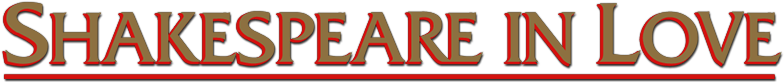 Shakespeare In Love Movie Logo - Shakespeare In Love (800x310), Png Download