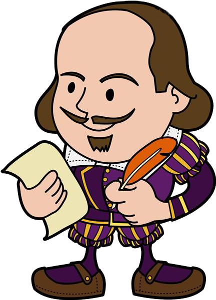 Shakespeare Clipart Clipart Transparent - Shakespeare Clipart (600x600), Png Download