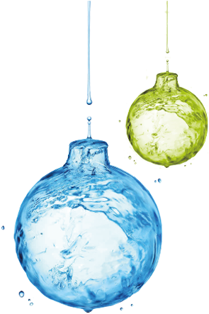 Feliz-navidad 01 - Water Christmas (307x446), Png Download