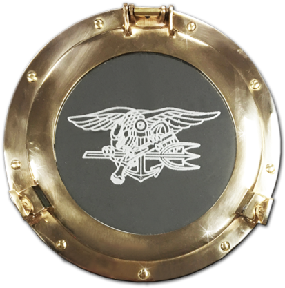 Trident Porthole - Emblem (480x480), Png Download