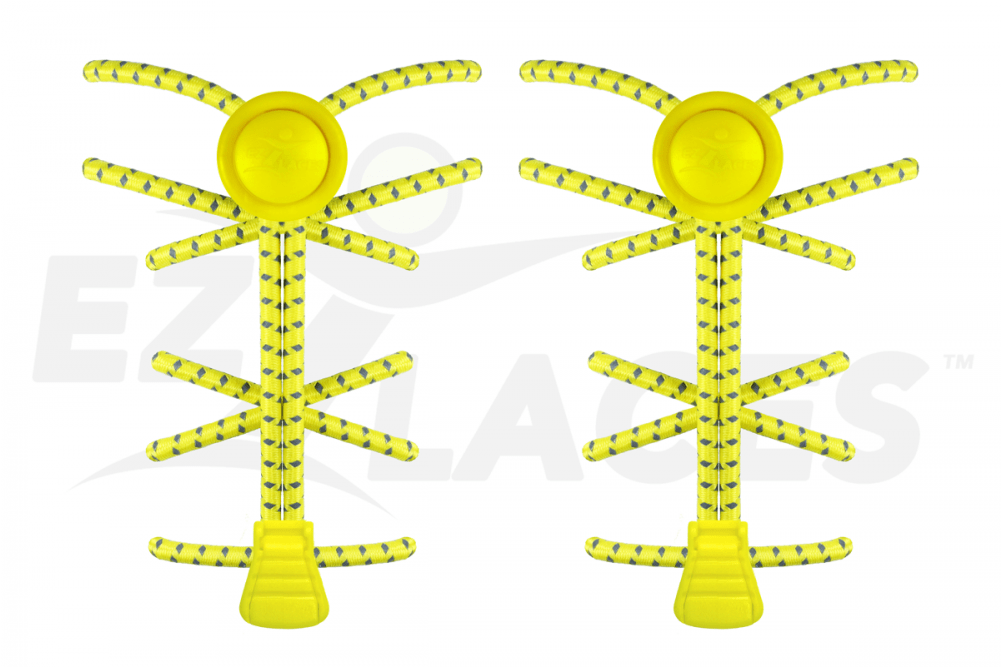 Go Bananas - Ezlaces No-tie, Reflective, High Performance, Elastic (1000x1000), Png Download