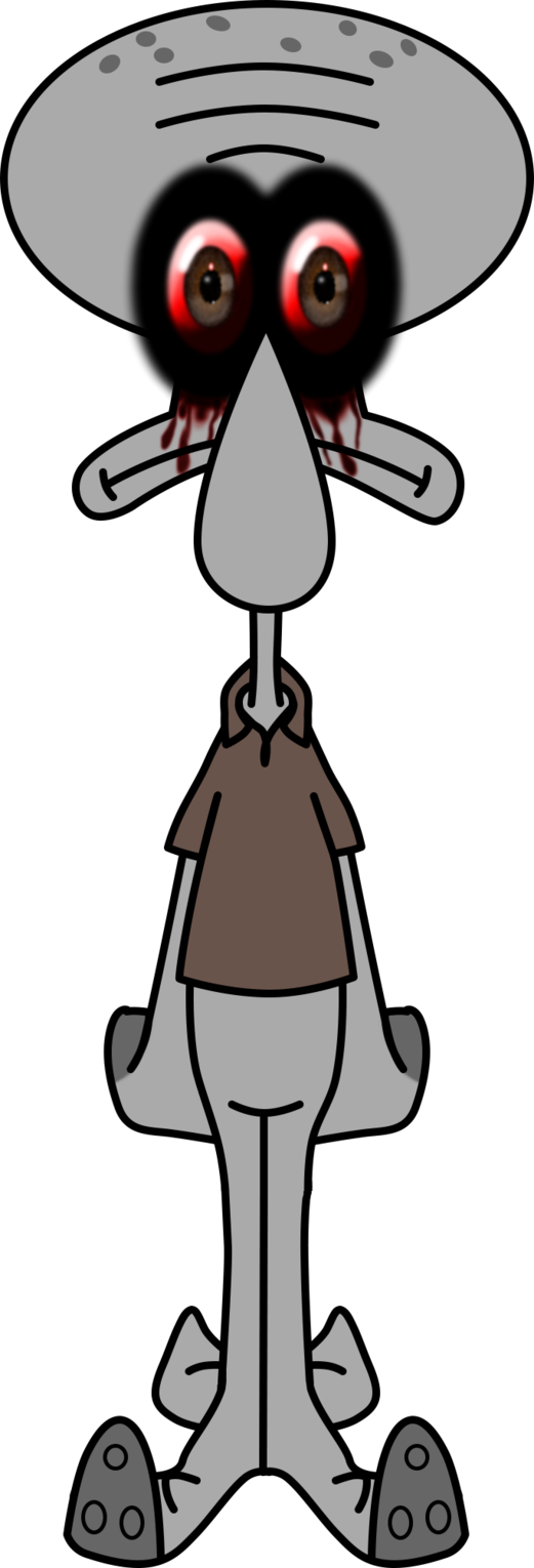 Image Squidward Suicidal Tentacles By Jyellowstudio - Suicide Squidward Transparent (521x1530), Png Download