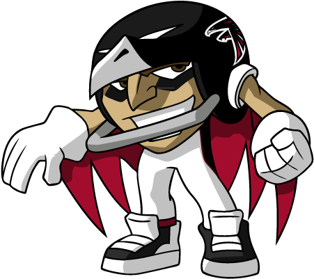 Creative Designs Atlanta Falcons Clipart Oh My God - Nfl Rush Zone Falcons (472x400), Png Download