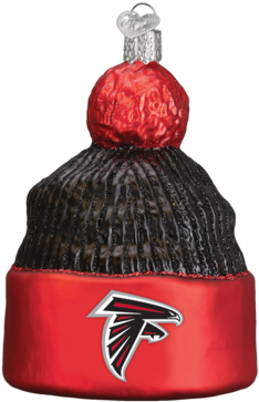 Atlanta Falcons Beanie Ornament (387x387), Png Download