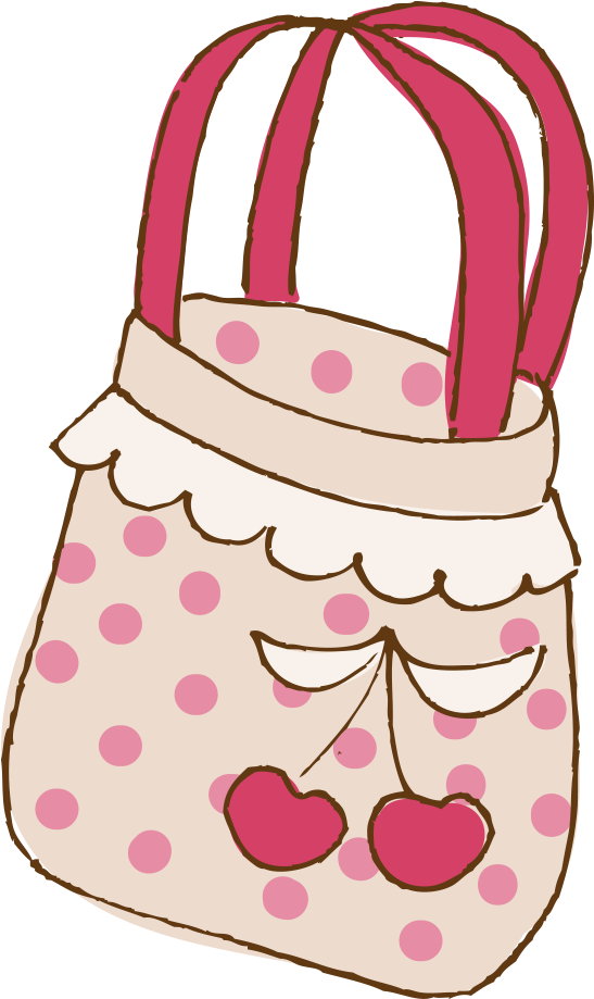 Free Handbag Bag Transprent Png Free - Handbag Cartoon Png (1000x1000), Png Download