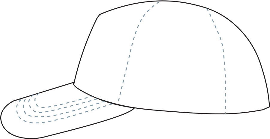 High Crown - Baseball Cap (1000x600), Png Download