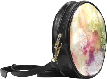 Watercolor Lotus Mandala Pattern - Messenger Bag (500x500), Png Download