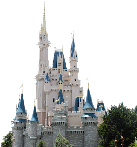 Practically Perfect Vacations Vacation - Disney World Castle Transparent (476x480), Png Download
