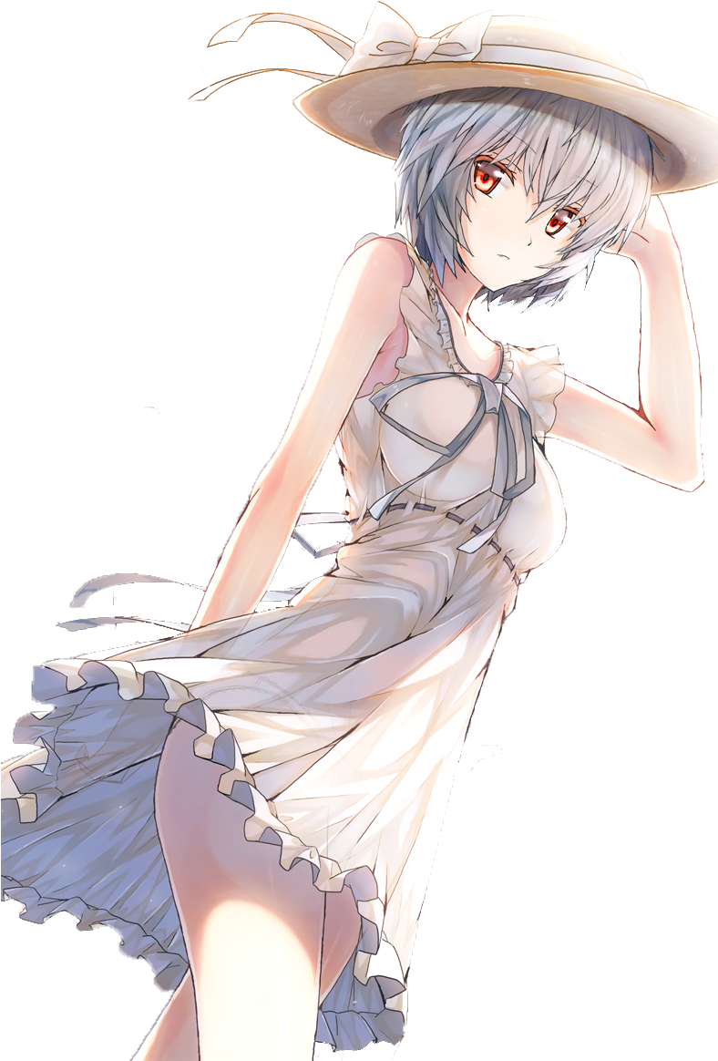 Png - Ayanami Rei Official Art (787x1181), Png Download