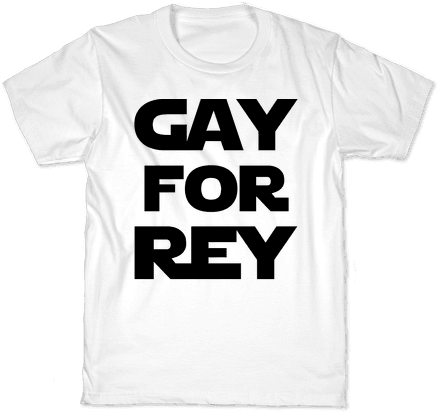 Gay For Rey Parody Kids T-shirt - Long Distance Relationship Couples Tee Shirts (484x484), Png Download