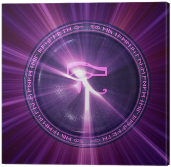 The Eye Of Ra, Button Illuminated From Behind - Karma Affects Everyone [book] (400x400), Png Download