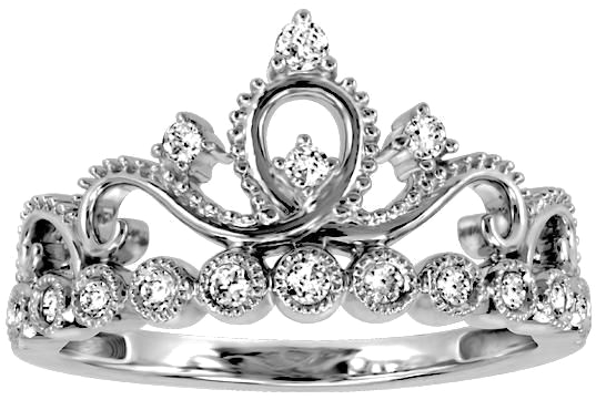 Diamond Crown Download Png Image - Diamond Crown Ring (600x600), Png Download