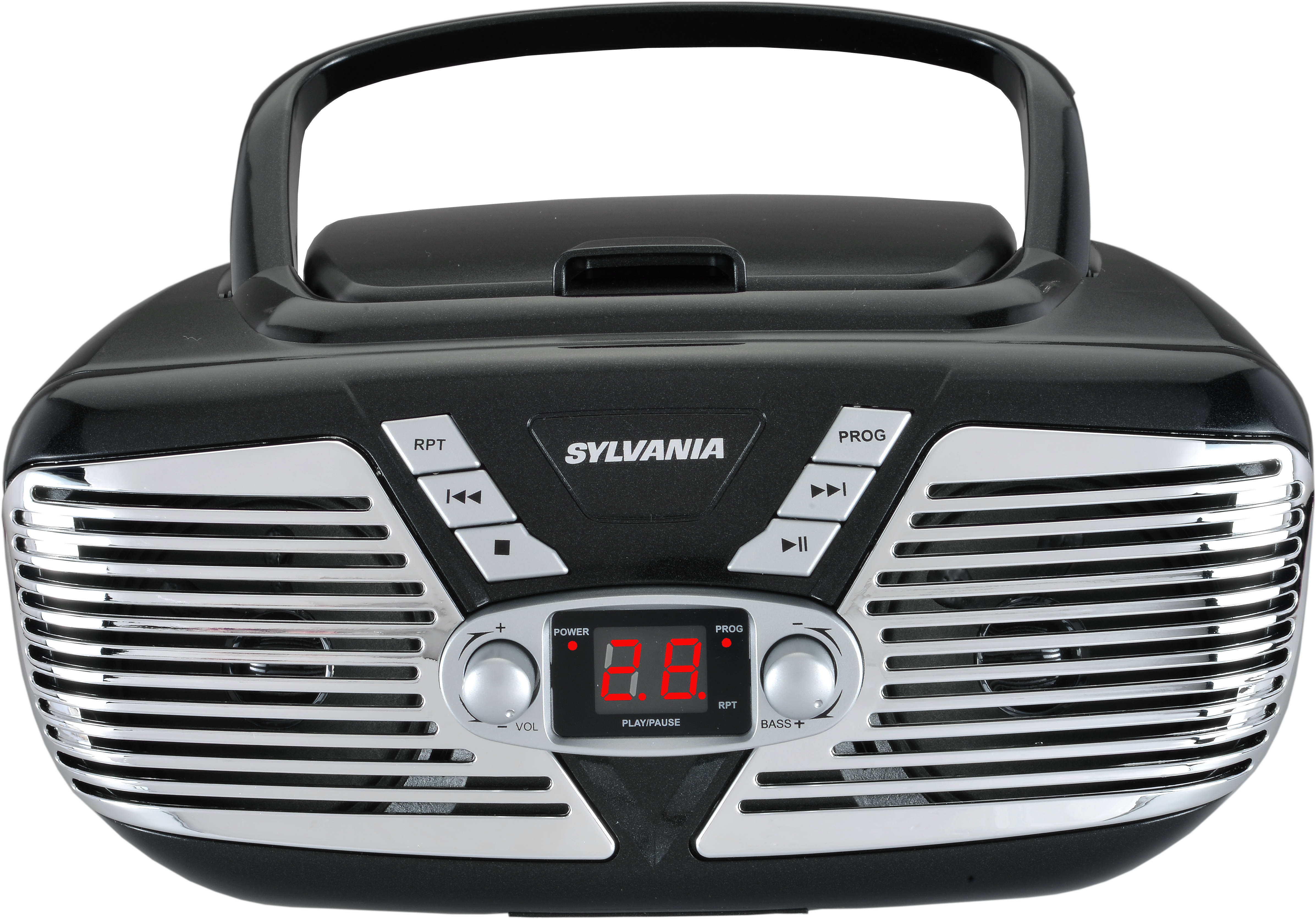 Sylvania Srcd211 Portable Cd Boombox With Am/fm Radio, (6342x4278), Png Download