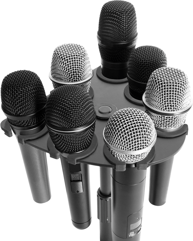 On Stage Msa2700 Multi Mic Holder - Multiple Mic Stand (1000x1000), Png Download