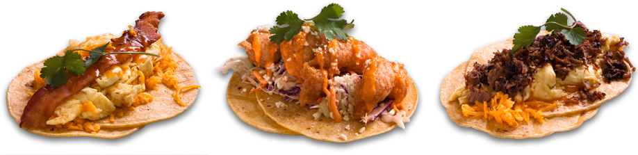 Burgers Onion Rings Fries Pies - Panucho (917x233), Png Download