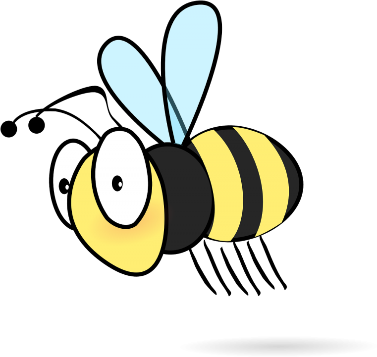 Family Book Bag - Bee Clip Art (640x600), Png Download