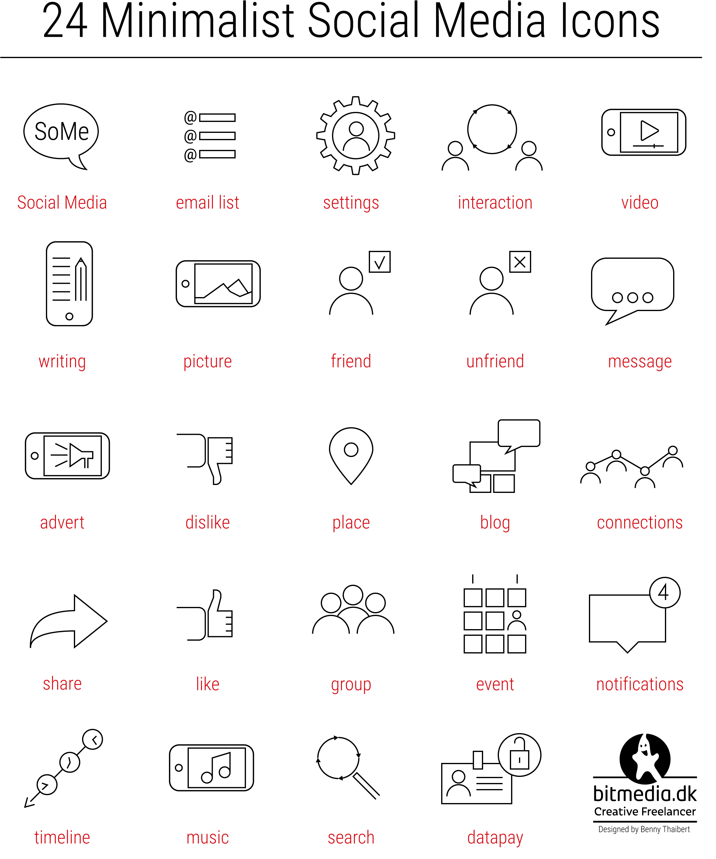24 Social Media Icons - Social Media (2400x2924), Png Download