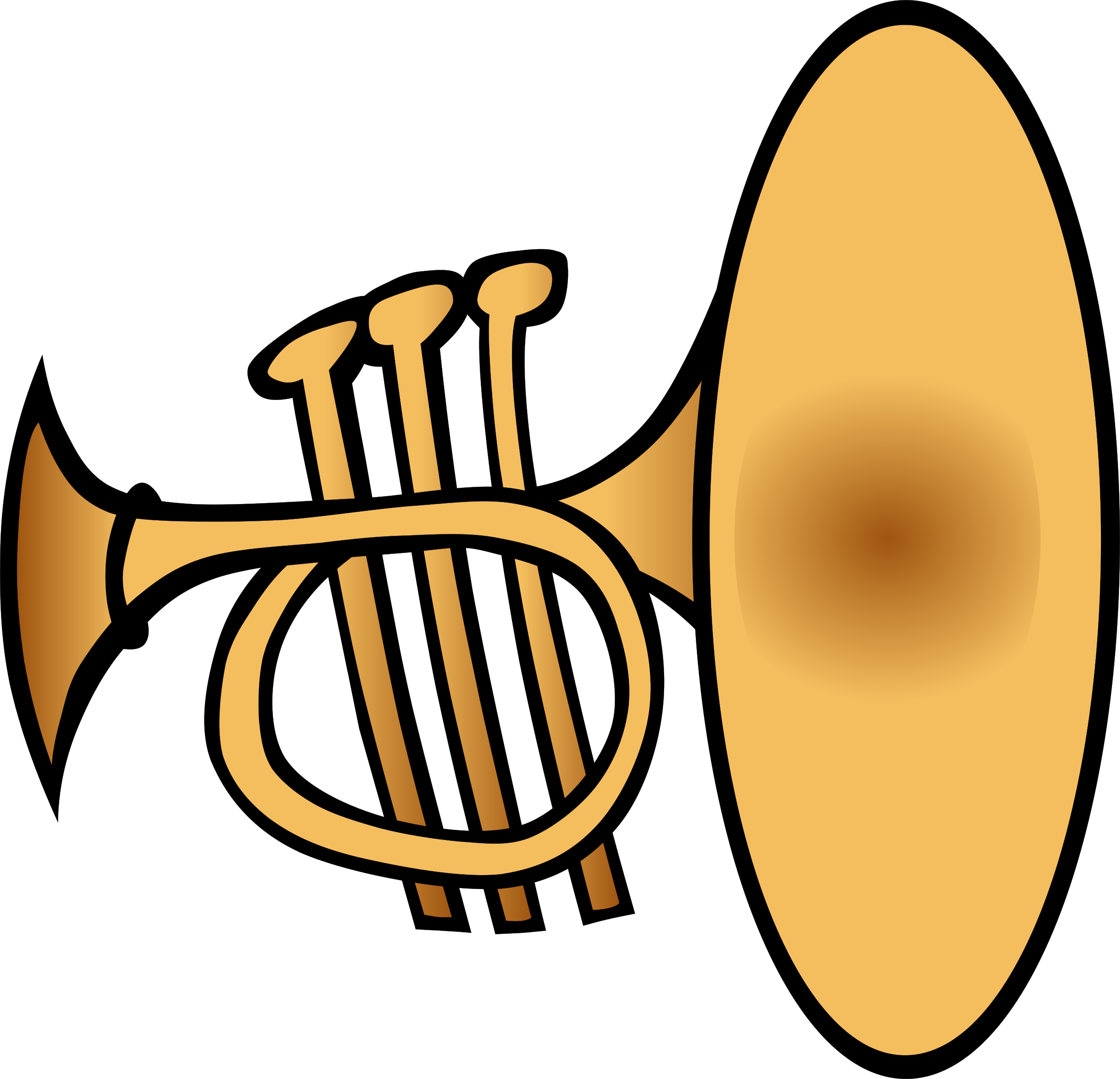 This Free Icons Png Design Of Silly Trumpet (2400x2312), Png Download