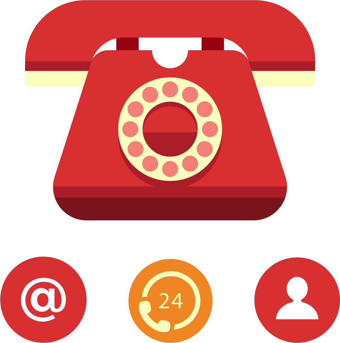 Telephone Clipart Png Image - Contact Rate (1125x1138), Png Download