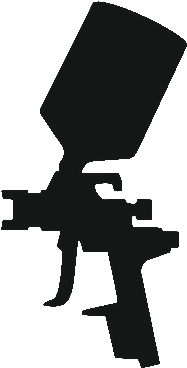 Image Freeuse Spray Gun Silhouette At Getdrawings Com - Paint Gun Clip Art (400x400), Png Download