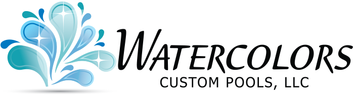 Watercolors Custom Pools Watercolors - Atlanta (700x190), Png Download