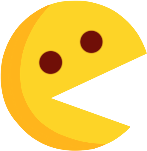 Pac-man Png Clipart - Pacman Emoji (600x600), Png Download