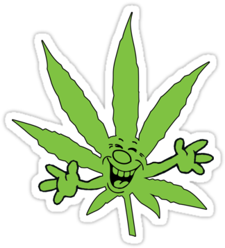 Marijuana Cartoons Similar Galleries Cartoon Leaf Smoking - Funny Marijuana (375x360), Png Download