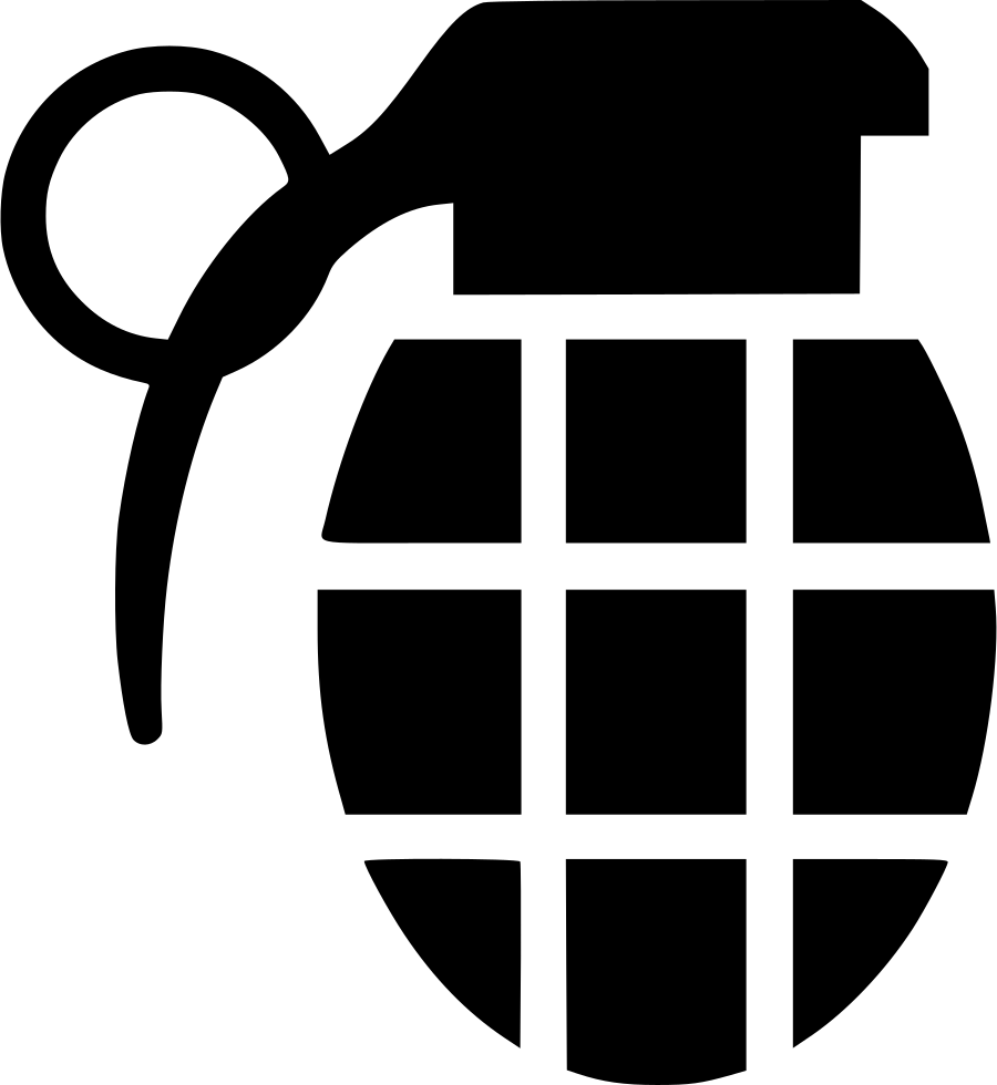 Grenade Svg Png Icon Free Download - Grenade Icon Png (900x980), Png Download
