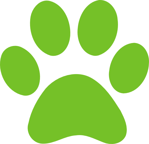 This Free Clipart Png Design Of Paw Print Pink Clipart (600x583), Png Download