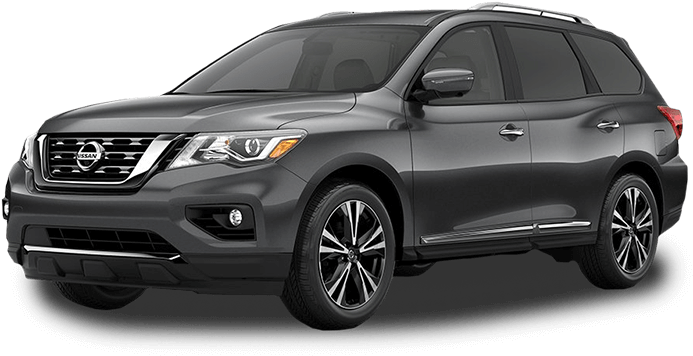 2018 Pathfinder - Nissan Pathfinder 2017 Blue (1000x600), Png Download
