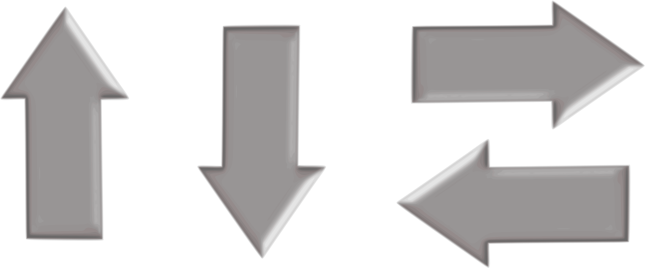 Arrow Clipart Grey - Pride Cycle Lds Clipart (2400x1200), Png Download