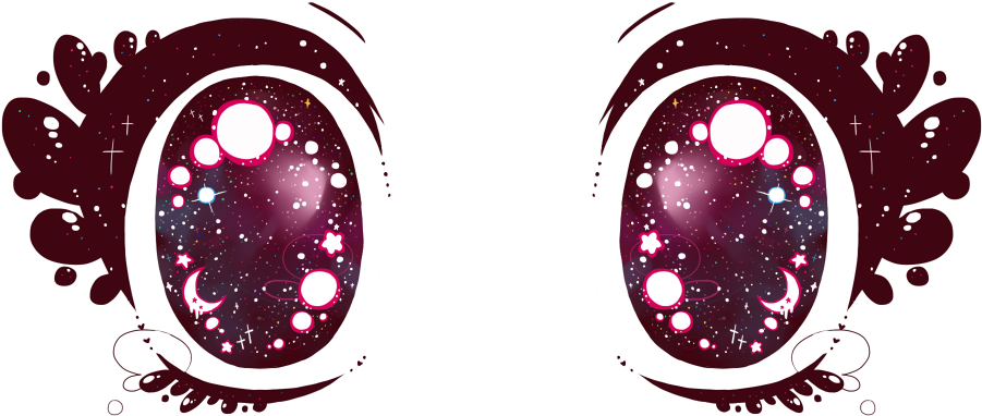 Anime Eye Clipart Png - Illustration (901x382), Png Download
