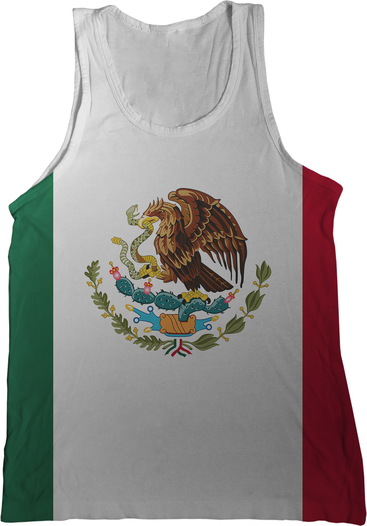 Mexico Flag Tank Top - Mexico Coat Of Arms Throw Blanket (1296x1786), Png Download