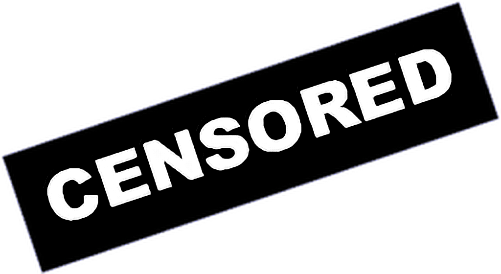 Clip Art Free Sticker By Trixie Tumblr Report Abuse - Censored Png (1024x560), Png Download