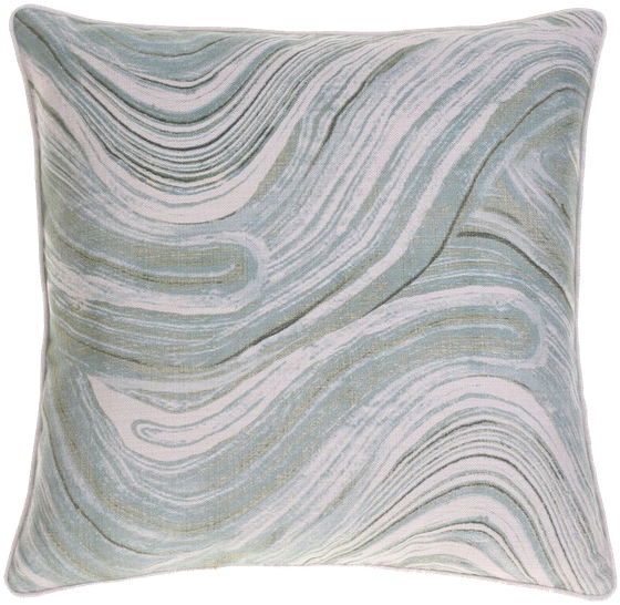14 Karat Home Inc. Watercolor Marble Throw Pillow, (600x600), Png Download
