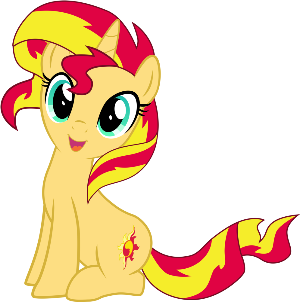Fanmade Mlp Sunset Shimmer Cute By Luke262 - My Little Pony Sunset Shimmer (894x894), Png Download