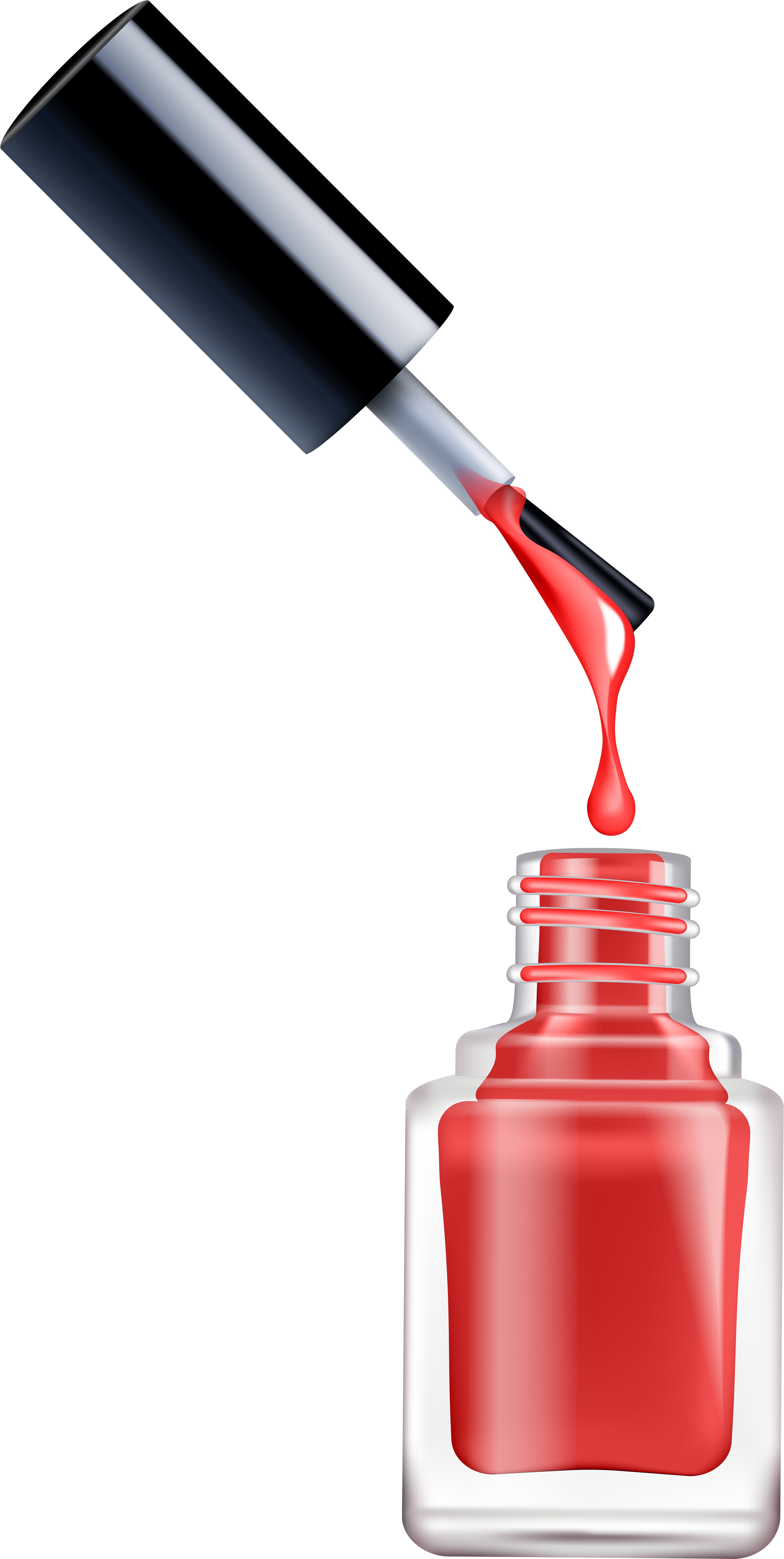 Nail Polish Clipart Png (4147x8000), Png Download