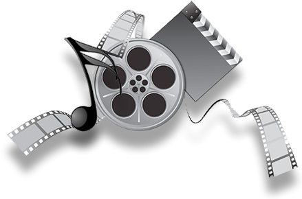 Movie Film Reel Png - Music And Movies Png (439x308), Png Download