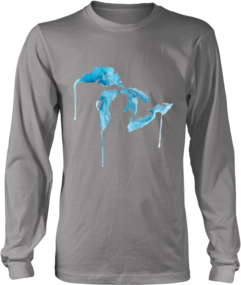 State Of Michigan Watercolor Mitten Great Lakes T-shirt - Queens Are Born In August - Black Afro Word Art Natural (960x960), Png Download