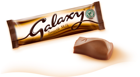 Galaxy Smooth Milk - Galaxy Milk Chocolate Png (608x334), Png Download