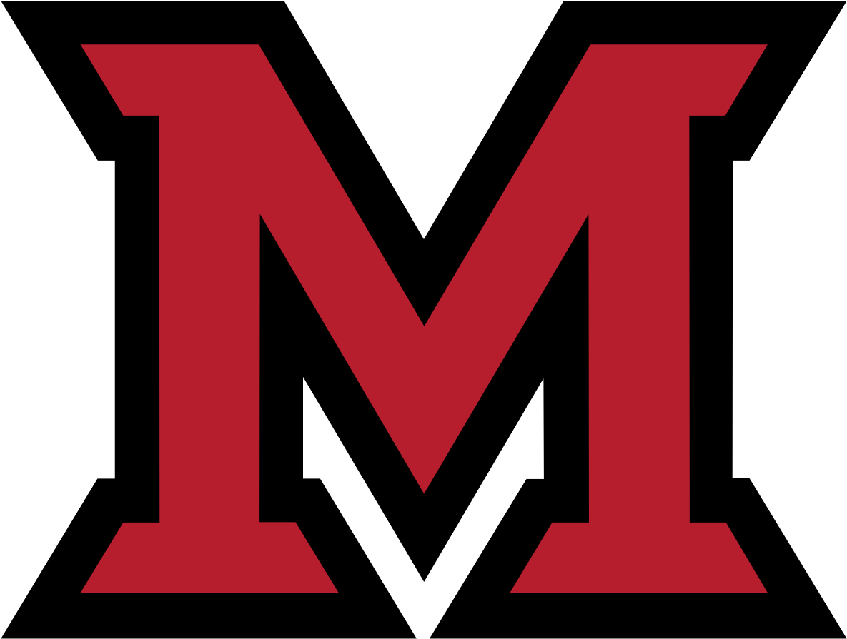 Miami Redhawks Football - Miami University Redhawks (1200x909), Png Download