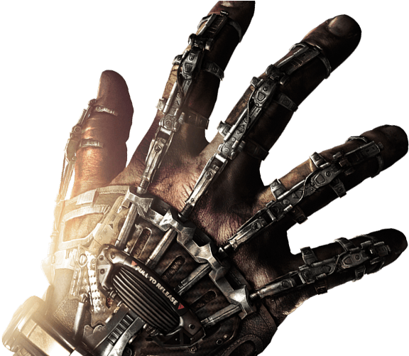 Call Of Duty Advanced Warfare Cover Png Download - Call Of Duty Advanced Warfare Hand (1172x500), Png Download