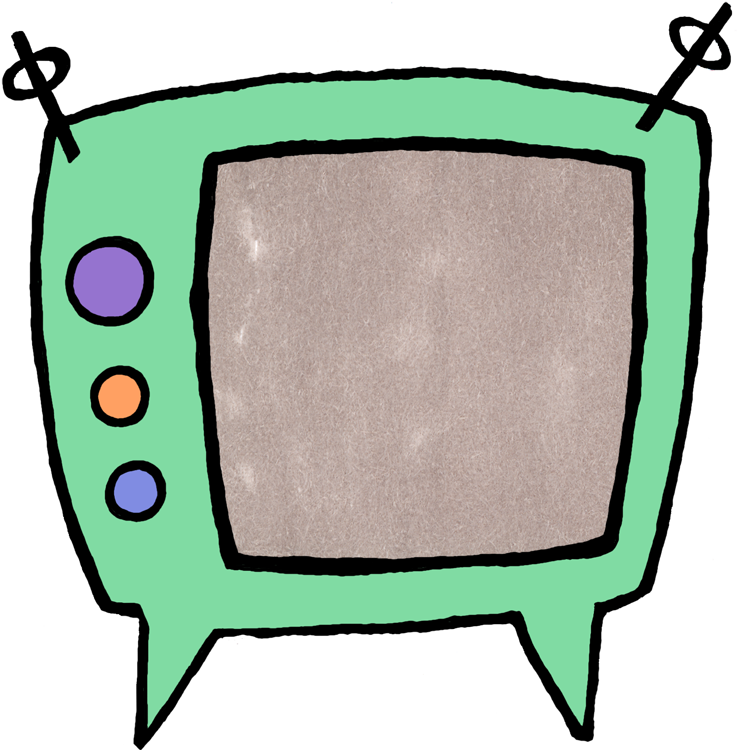 Tv - Cartoon Tv Clip Art (738x750), Png Download