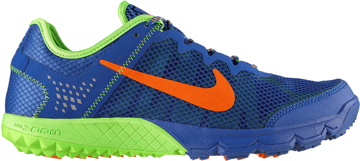 Running Shoes Png - Mens Nike Zoom Wildhorse Blue (1147x513), Png Download