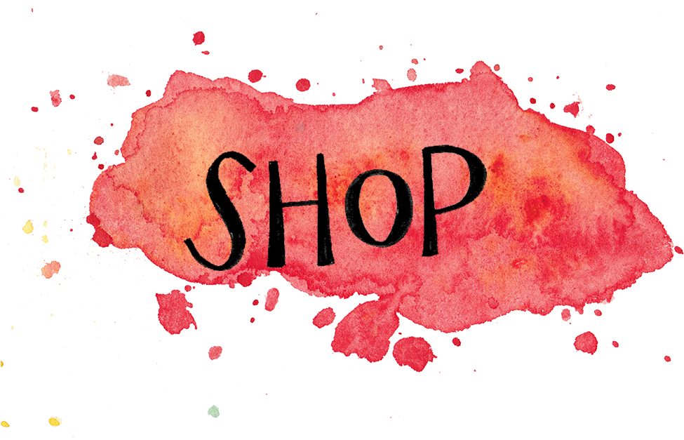 Red Shop Watercolor - Watercolor Painting (984x921), Png Download