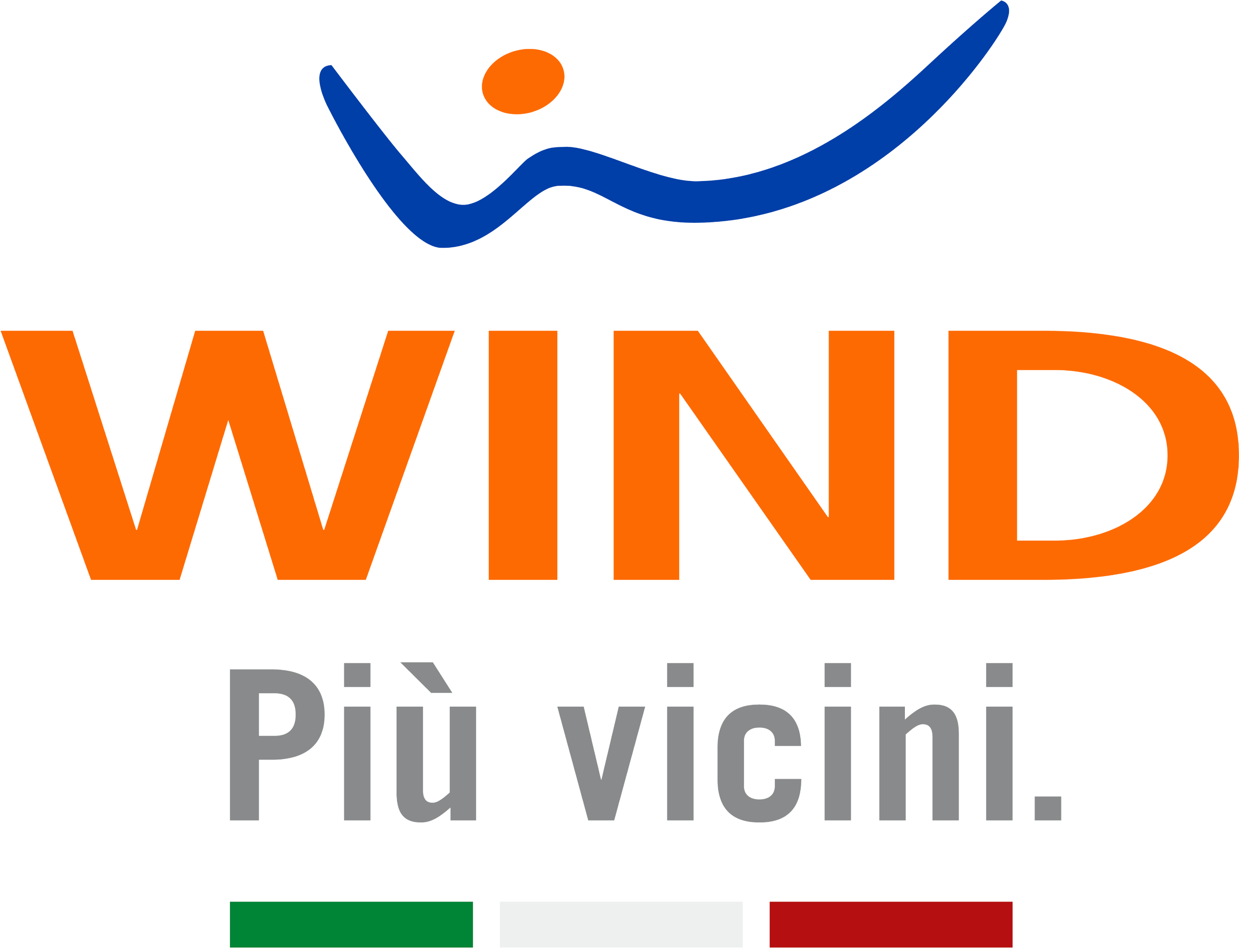 Wind Logo - Logo Wind Più Vicini (3000x2305), Png Download