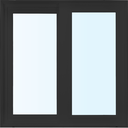 Black Cw Window Exterior - Symmetry (450x449), Png Download